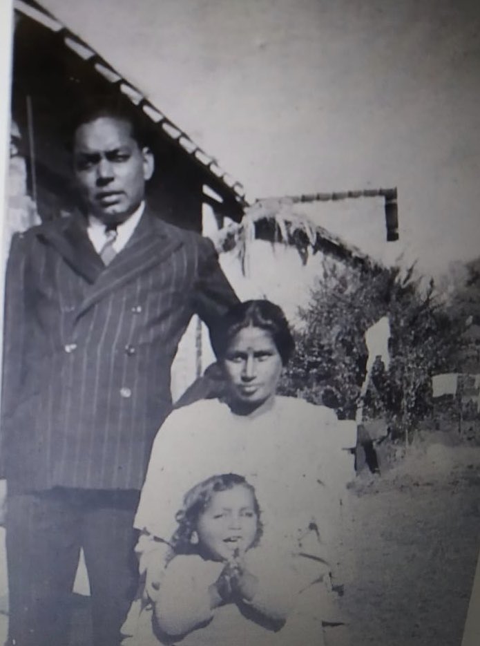 On the eve of  #WorldRefugeeDay2019 this is the story of three refugees:-My granddad, a soldier in the British (Indian) Army-My grandma, a young mother of 16 (although she may be younger)-My father, a two year old who has no idea his life is about to change forever