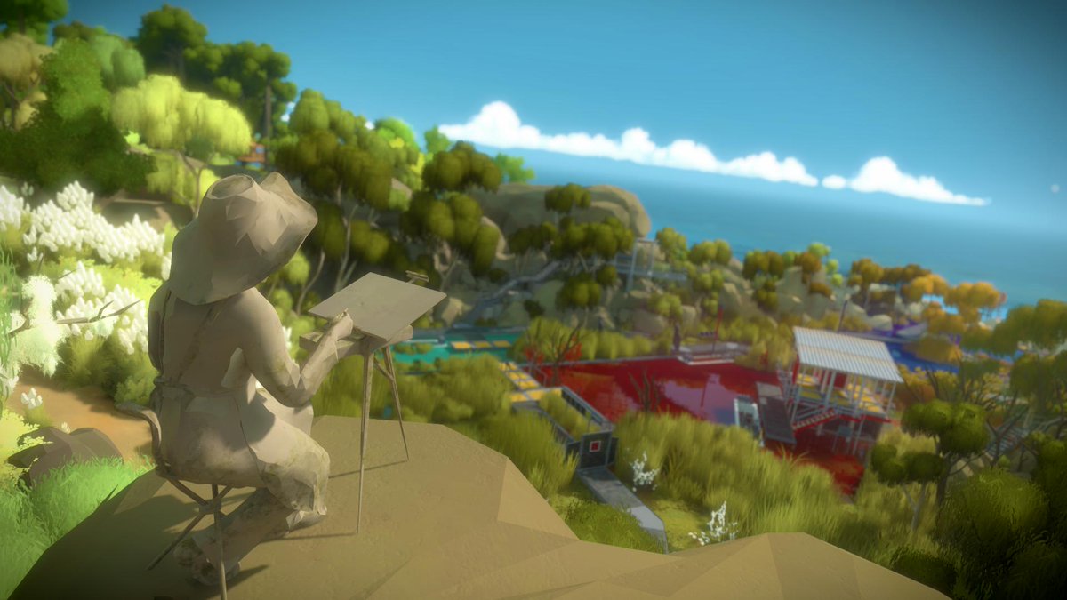 Uzivatel Na Twitteru 風景パズル The Witness を始めたけど Braid 同様 かなり難しい 早速パズル に詰まったので綺麗な風景を見てリラックスしよう