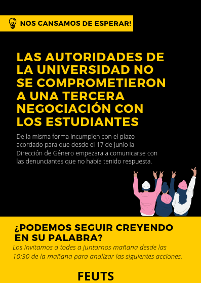 JorgeLopez2409's tweet photo. Ayer la @UTalca manifestó la actitud de siempre, poca diligencia y poco compromiso con los compromisos. Para el 17/06 la u se comprometió a empezar a contactarse con lxs compañerxs que efectuaron denuncias por violencia de género y no pasó nada. #utalca #Santiago #utalinas✊ https://t.co/YyM0V7JrQB