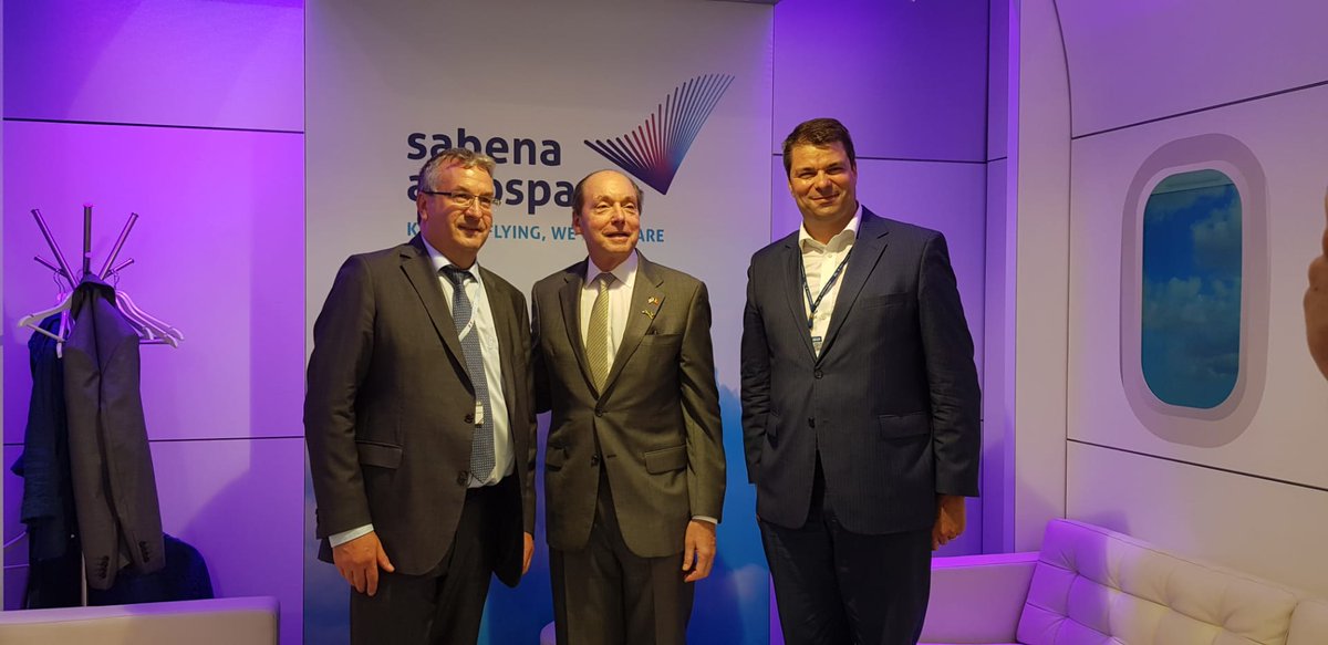 🇫🇷 Sabena Aerospace reçoit également la visite de <a href="/PYJeholet/">Pierre-Yves Jeholet</a> #ParisAirShow