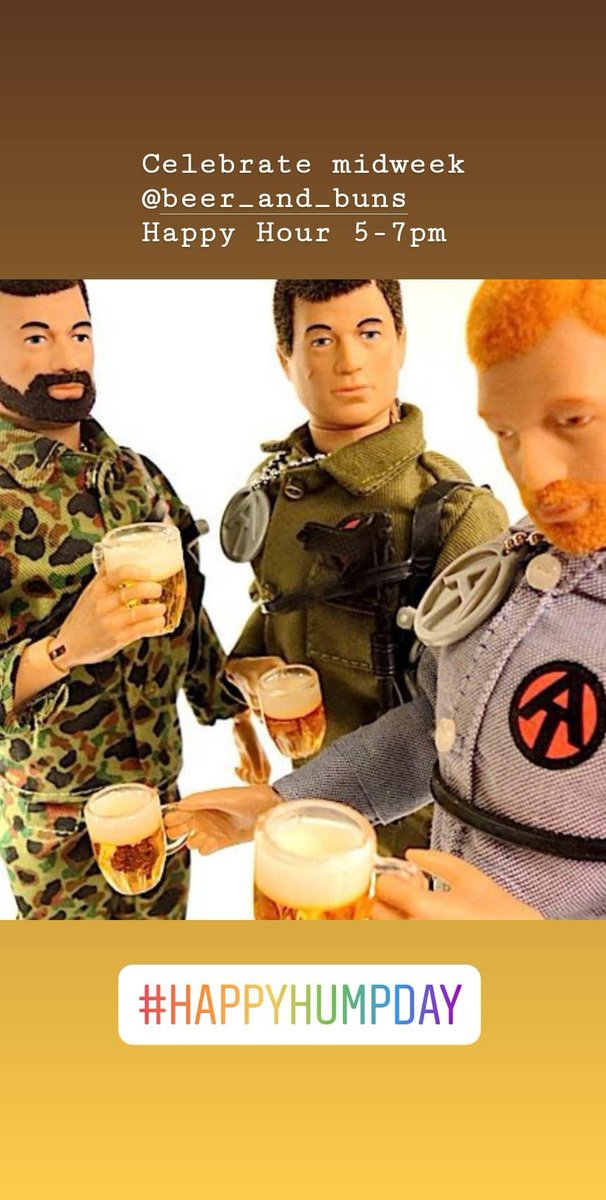 #happyhourlondonbars #actionmanknowsbest #humpday #beer