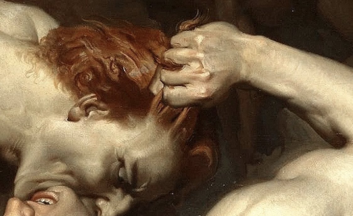 Dante And Virgil In Hell (1850) by William-Adolphe Bouguereau