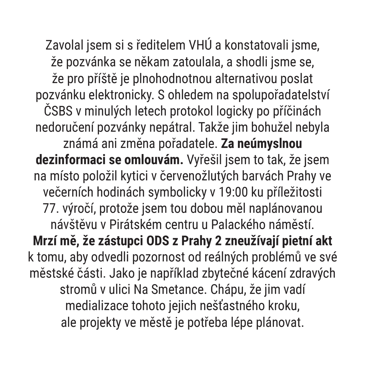 ZdenekHrib's tweet photo. Ještě k pietě za hrdiny odboje. https://t.co/Ct3aPewNno