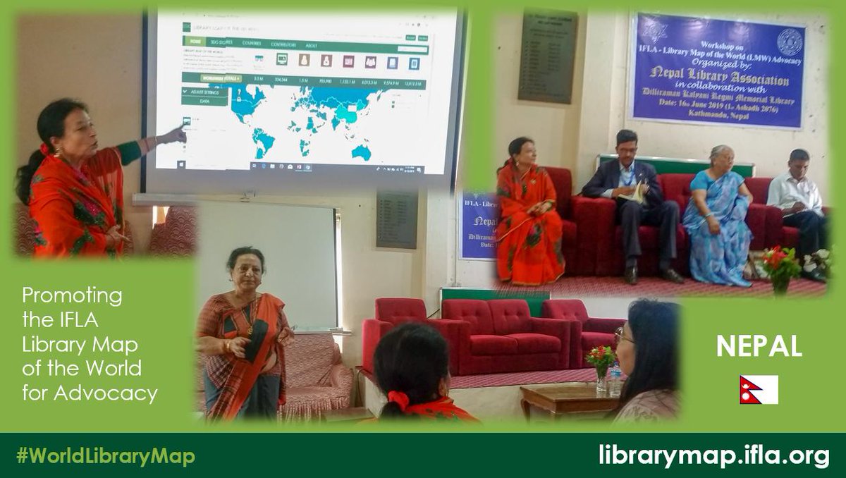 Promoting the IFLA Library Map of the World for Advocacy - Nepal Library Association