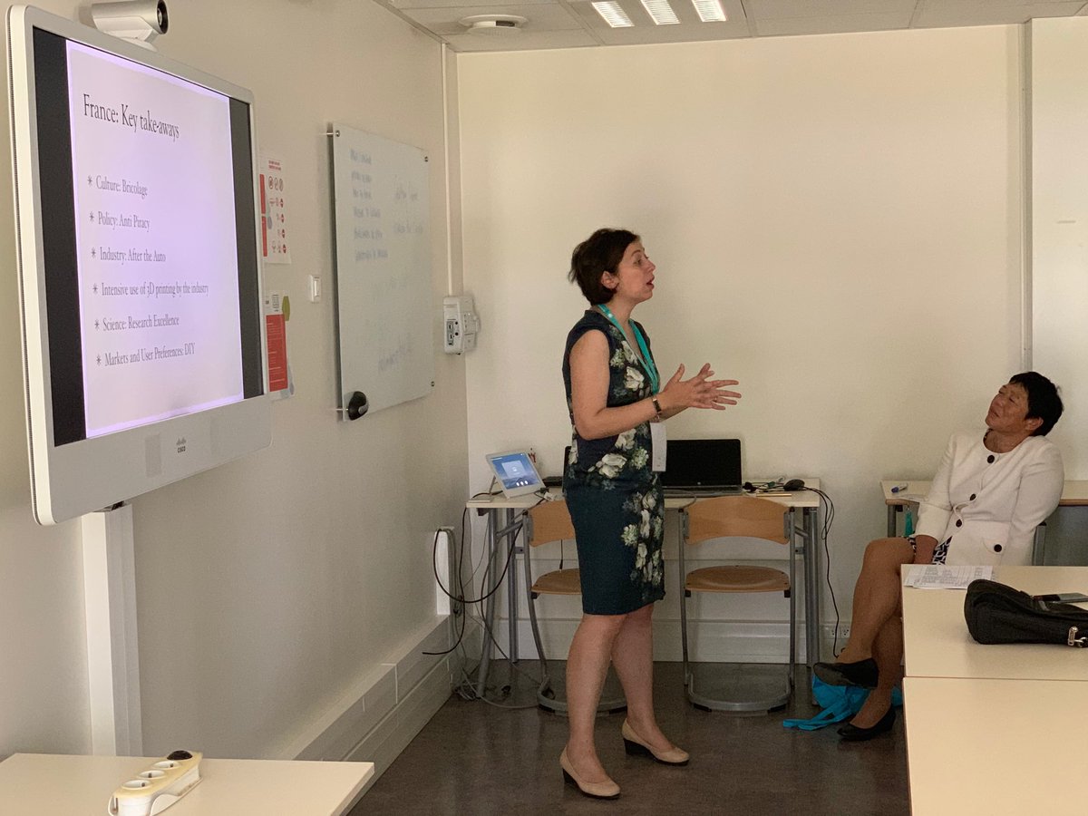 ThierryRayna's tweet photo. #RnDParis2019 ⁦#3Dprinting #workshop @milastriukova⁩ speaks about #IP and long-term impact of #3Dprinting ⁦@The_IPO⁩ ⁦@3DPIPfutures⁩ ⁦@SKEMA_BS⁩ https://t.co/ifKoqDmI2a