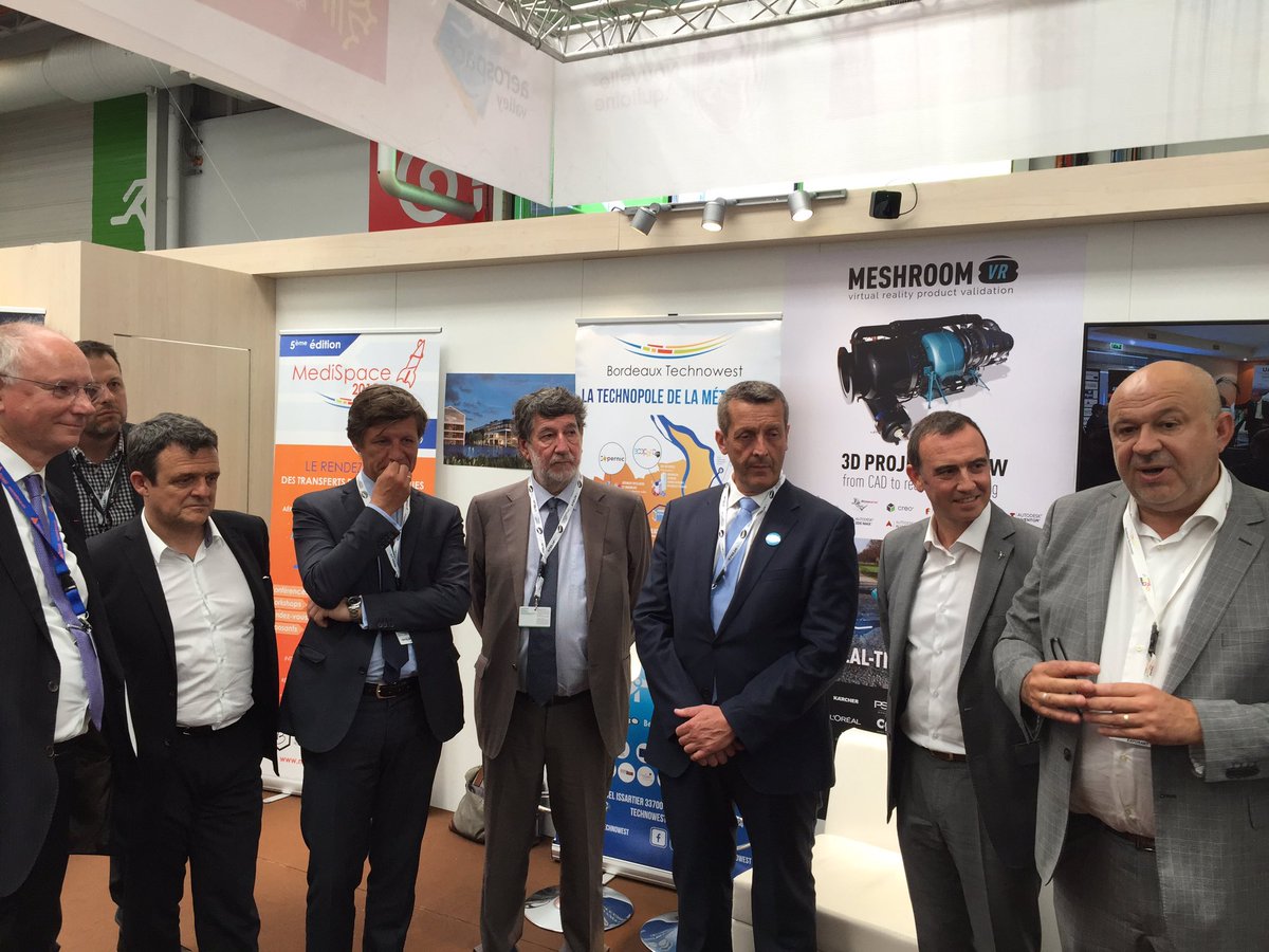 🔛 Bordeaux Technowest signe aujourd’hui 2️⃣ nouveaux partenariats pour accélérer la croissance de ses #startup : <a href="/Dassault3DS/">Dassault Systèmes</a> (#SolidWorks) et #Roxel 🤝🛫

#SalonDuBourget #ParisAirShow19
