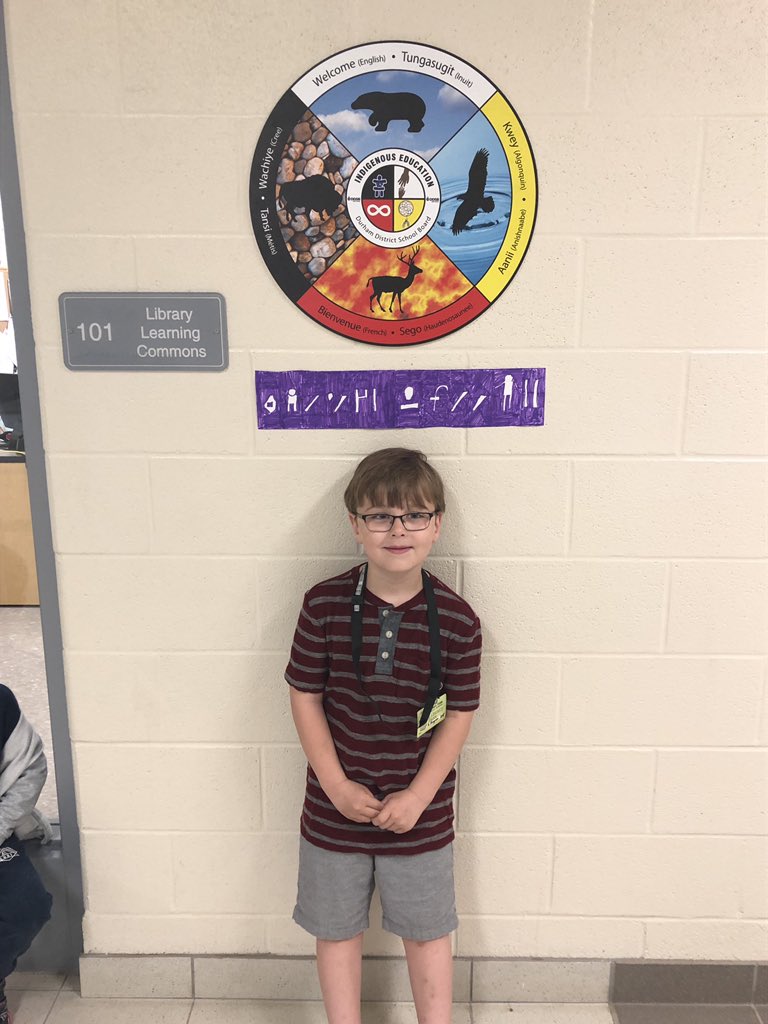This amazing Gr 1 student went home last night and made his own wampum belt with a story.  He shared his learning with his family and is excited to share here at Forest View. #IndigenousHistoryMonth #wampumbelts #DDSBEngagement #heisepic