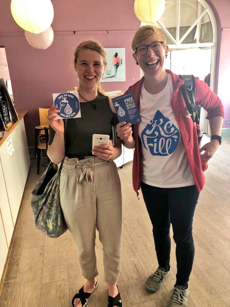 The Larder is now the first @Refill cafe in #Preston! 
#NationalRefillDay
#GotTheBottle to prevent plastic pollution by switching from single-use to reusable bottles!
Come & @Refill in our cafe! 💧💦