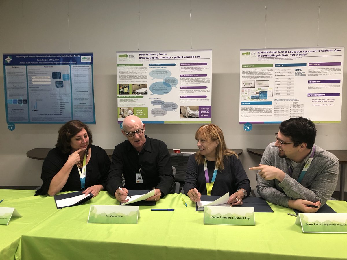 MGHToronto's tweet photo. Decision time! Our Dragons have their work cut out for them this morning. Thank you to our pitchers for bringing forward their innovative ideas. Good luck! #MGHEPIC2019 #THINKMGH https://t.co/xbdiH30IdW