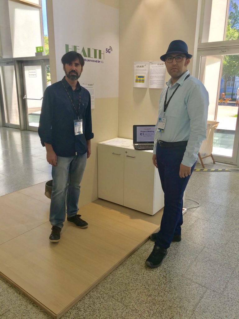 AliBalador's tweet photo. Day-3 you can meet @AliBalador from @malardalen_uni and David from UAB University at Health5G project to talk about needs of e-health applications and steps towards deploying 5G. #eHealth #5G #CelticEvent @EuCNC #Global5GEvent https://t.co/x0pTjROc4j