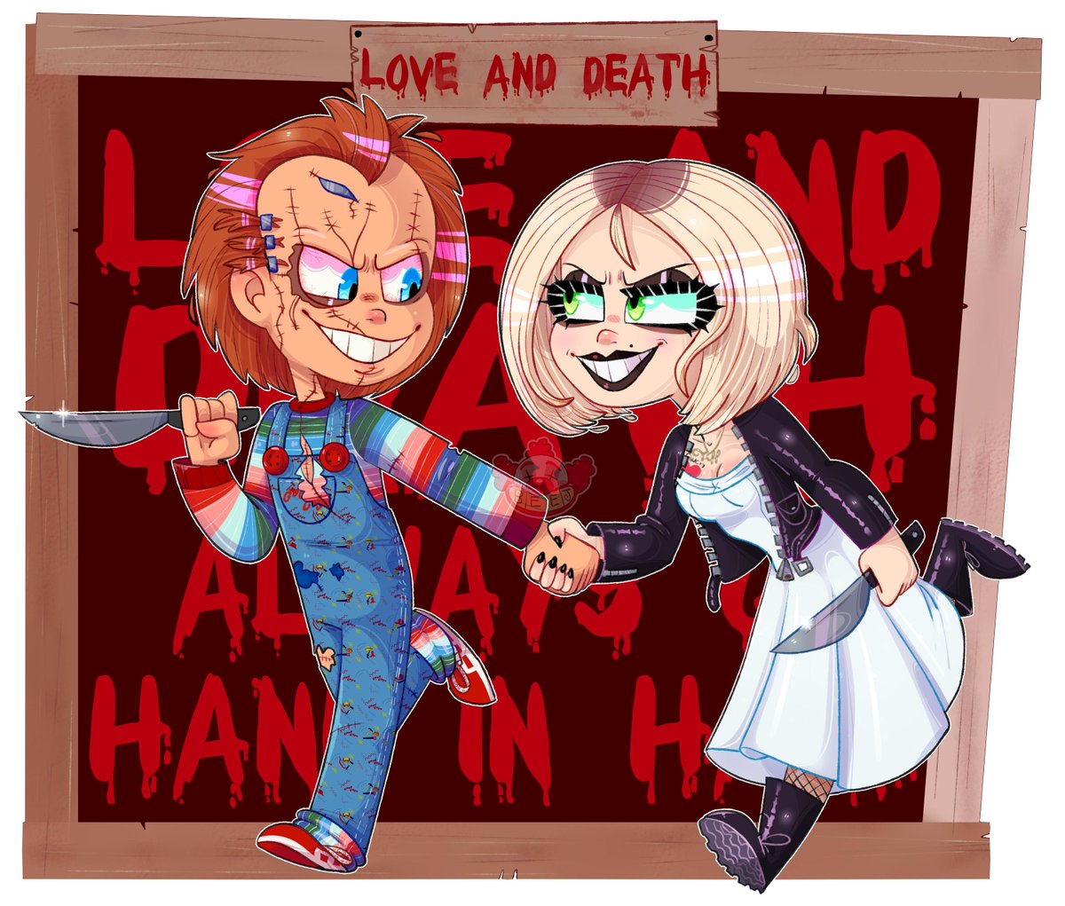 One of my fav #couples Chucky and Tiff belong to @RealDonMancini #Chucky #C...