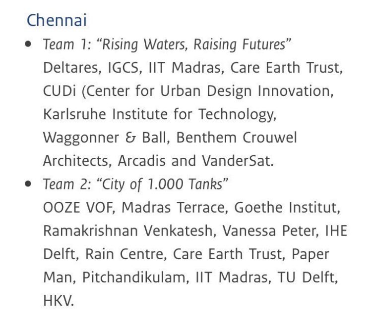 One of India's biggest cities is running out of water, Chennai. Netherlands 🇳🇱 very active with Chennai &amp; government of Tamil Nadu to tackle urban water challenges in #Chennai . <a href="/NLinIndia/">NL Embassy for India, Nepal and Bhutan🇧🇹🇮🇳🇳🇵</a> <a href="/tradenetindia/">NL-India business</a> <a href="/henkovink/">Henk Ovink</a> <a href="/wef/">World Economic Forum</a> weforum.org
