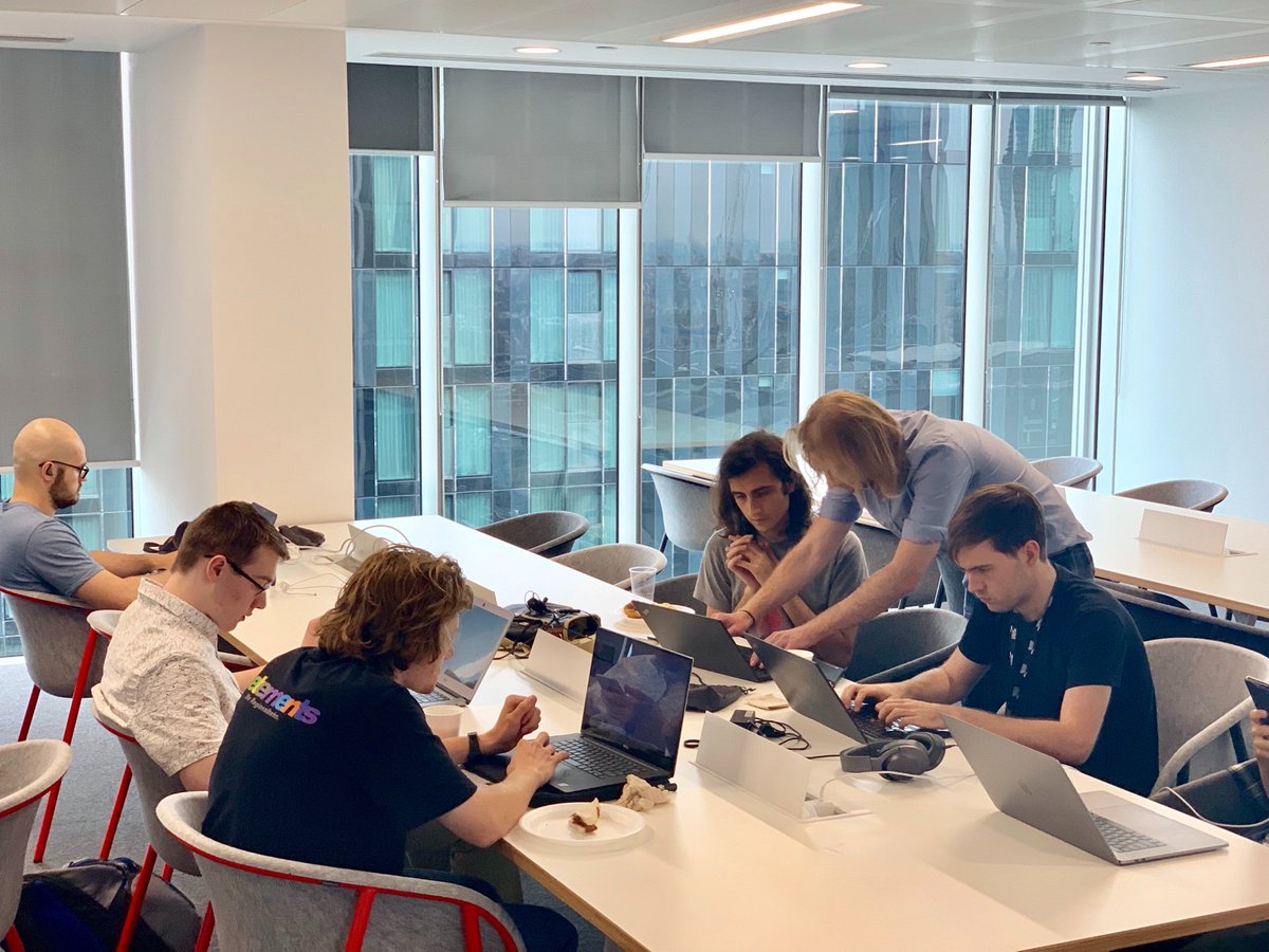 BinaryDistrict's tweet photo. The hackathon is in full swing at today’s #ZKPworkshop session https://t.co/kGlwZ7504z