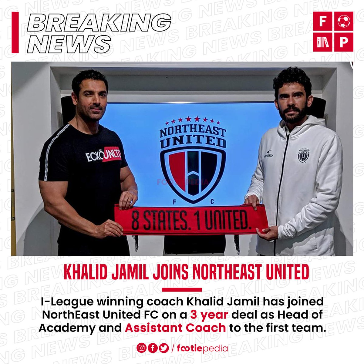 Khalid Jamil has joined the Highlanders on a 3 year contract.💥
#IndianFootball #8States1United #StrongerTogether https://t.co/D61dLsnMMh.