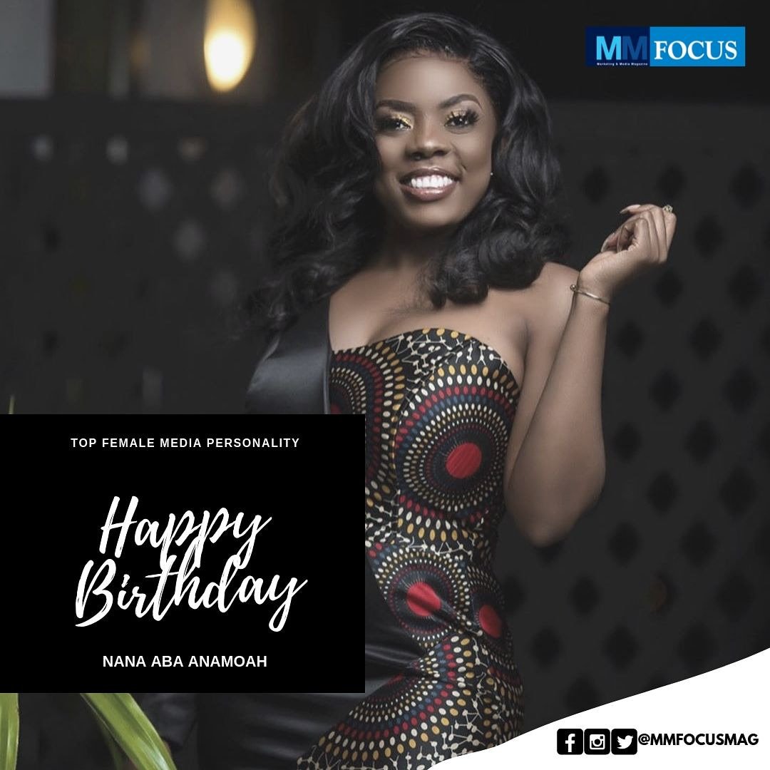 MMFocusMag's tweet image. Happy Birthday to you: 
Ms. Extraordinaire! @thenanaaba
The whole Ghana and the Media fraternity celebrates you!
We love you!

#nanaabaanamoah #birthday #mediapersonality
