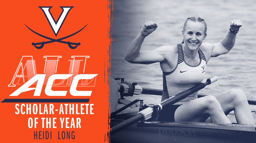 Congrats to senior Heidi Long who has been named the 2019 ACC Rowing Scholar-Athlete of the Year: wahoowa.net/2L0Wx3t
#GoHoos