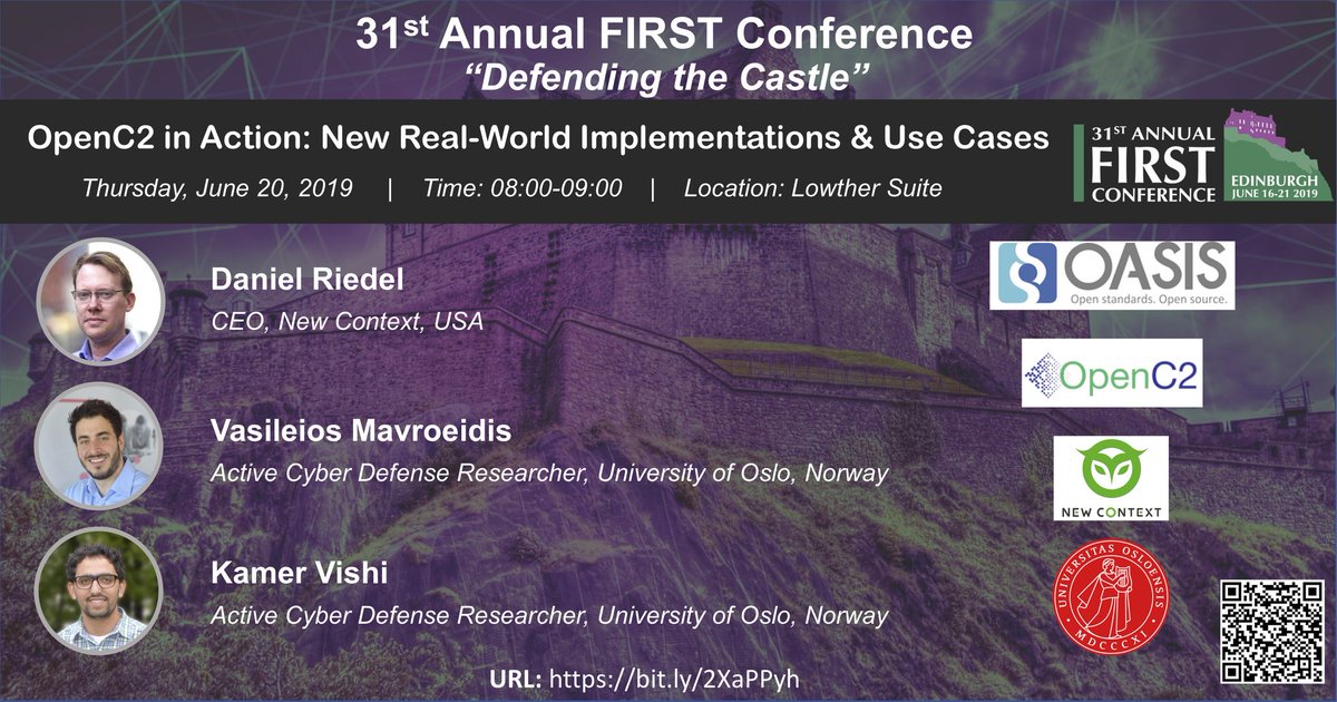 cyb5r3Gene's tweet image. Kind reminder! BoF tomorrow (20th of June) at 8am. @riedelinc @vasileim
#FIRSTCON19 #OpenC2 #CTI #CyberSecurity #IoT #SOAR