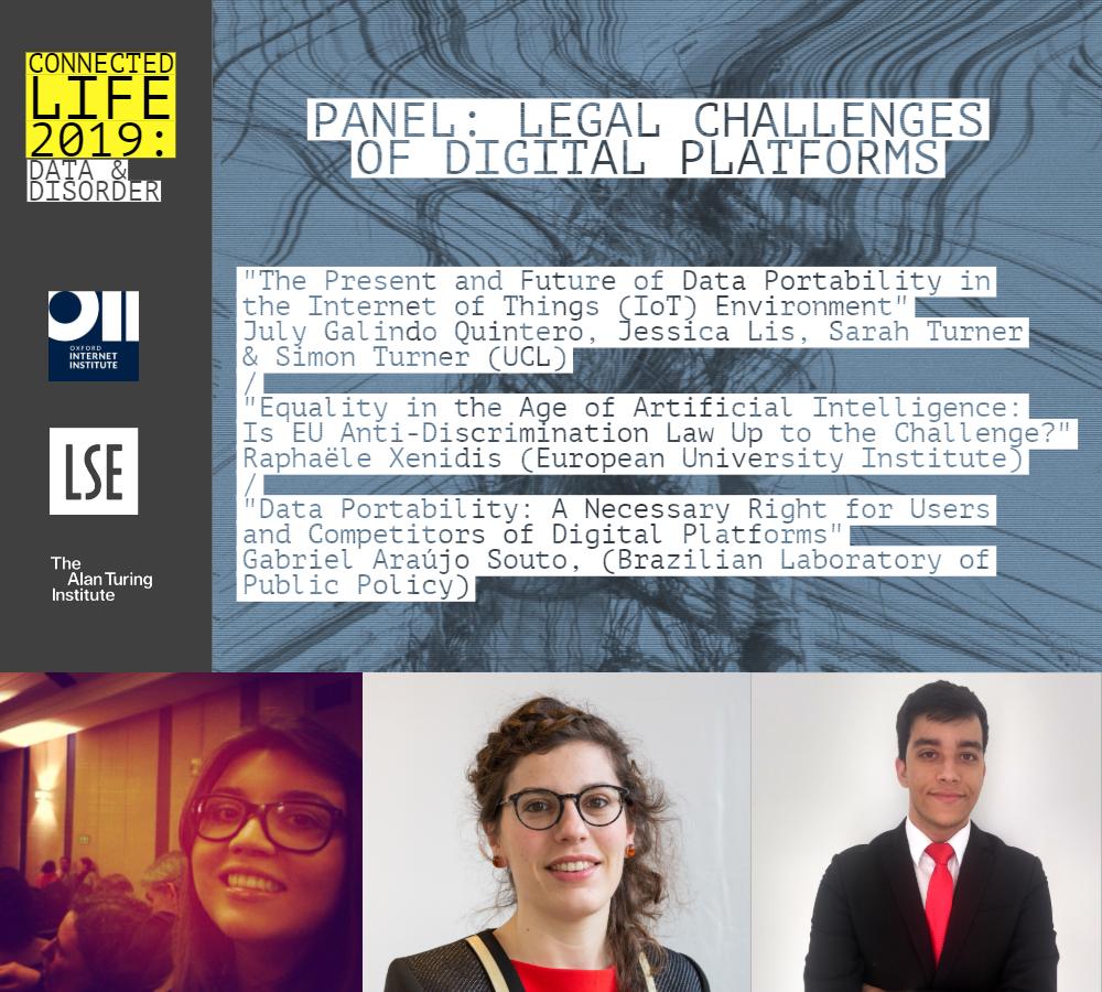 Panel Announcement: #OxLSECL19 in London will be hosting @JulesGQ et al., Raphaele Xenidis and Gabriel Araujo Souto to discuss their work on “Legal Challenges of Digital Platforms”, with the moderator Robert Ebenburger (LSE). See you next week!