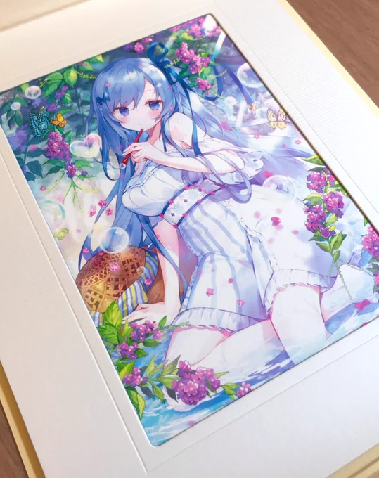 絵守未來さんのとこのジークレー…めちゃくちゃ発色が綺麗でびっくりしました…!? 