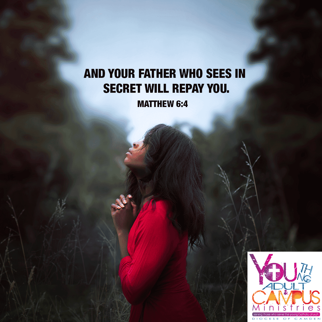 YoungChurchSJ's tweet photo. Often we think we need to pray in front of others to show our "holiness" but in fact God see's us praying at all times. https://t.co/frceBa1nq8