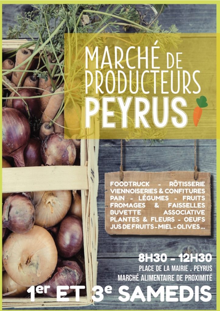 ValenceRomans's tweet photo. Ce samedi, rendez-vous au petit #marché sous les tilleuls 🌳 de #Peyrus. Foodtruck, rôtisserie, viennoiseries 🥐 et confitures, légumes, fruits, fromages… et pour se rafraîchir 🏃🏽 , rien de mieux qu’un petit tour à la buvette associative. https://t.co/hUH3sPZscG