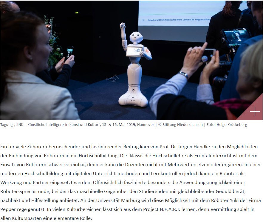 project__HEART's tweet photo. Rückblick auf die KI-Fachtagung LINK im Mai 2019 in Hannover. Zusammen mit @juergen_handke LIVE-Demo unserer Sprechstunde (learner-analytics) sowie der uREPLY+ Classroom Package vor 500 Leuten. Aufregend aber erfolgreich: https://t.co/atE5Pj2RX4 https://t.co/8uHTeiSIg5