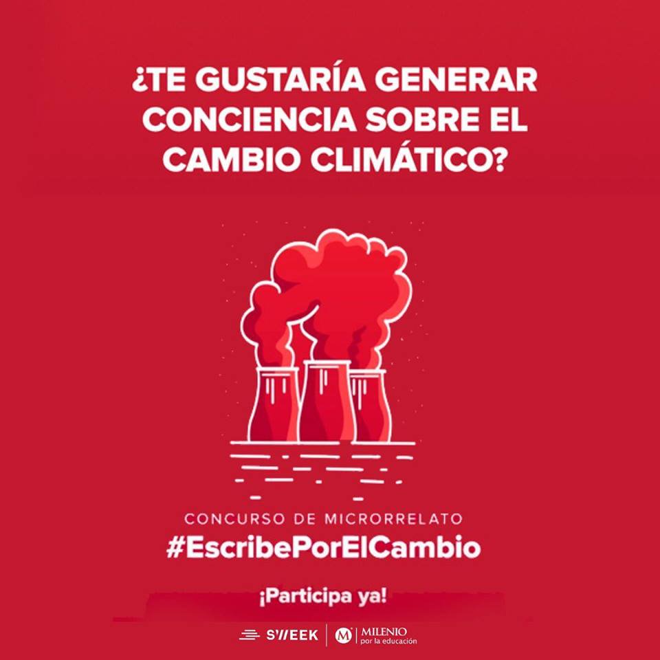 sweek_espanol's tweet photo. Si eres mexicano, escribe un microrrelato para generar conciencia del cambio climático, #EscribeporelCambio
Organizado por @Milenio y no pierdas la oportunidad de ganar fantásticos premios. Lee más:

https://t.co/ZPLLynQ4kH https://t.co/auvliE7nDo