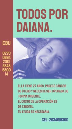 reunidasradio's tweet photo. #TodxsPorDaiana | Necesita 380 mil pesos para salvar su vida | https://t.co/MQ0dZ776pU https://t.co/psv3oyNJGe
