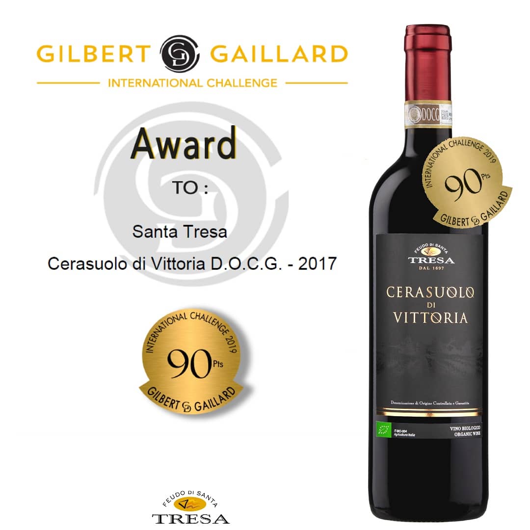 Santatresa's tweet photo. Fantastic scores from the prestigious competition and wine guide Gilbert &amp; Gaillard for some of our favourite wines! 🥇

...which by the way are just perfect for Summer season 😉

#RinaIanca #Frappato #CerasuoloDiVittoria #gilbertandgaillard #organicwine #veganwine #santatresa https://t.co/0YJBNPQVTU