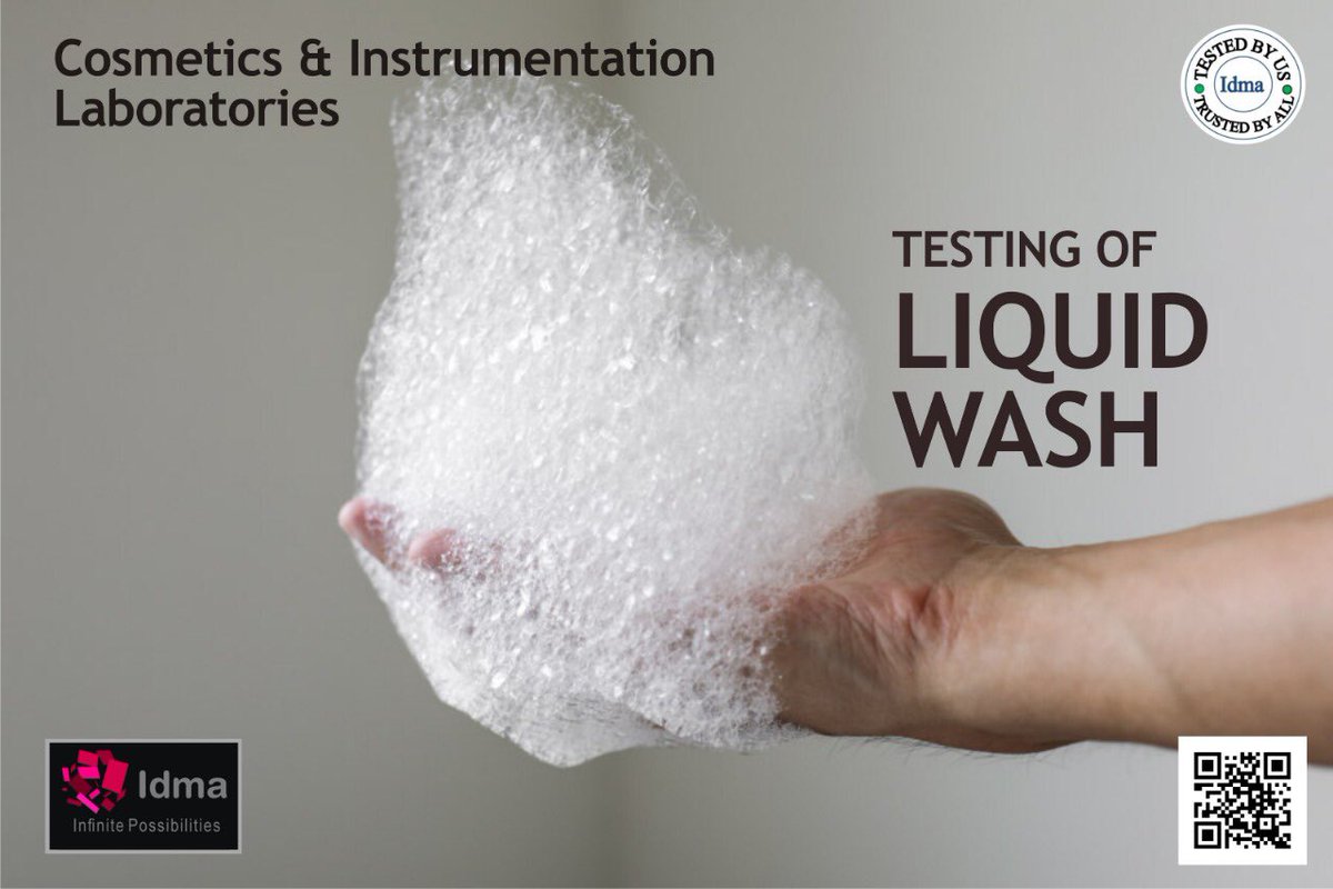 IdmaGroup's tweet photo. Our #Cosmetic &amp; Sophisticated #Instrumentation #Laboratories are #NABL &amp; #FDA approved for #Testing #LiquidWash for #Parabens, #Metals, #Fragrance Content, #CleaningEfficiency, #AnimalFat, #SoapyContent

#qualitytesting #testinglab #hygiene #soap https://t.co/dBIznlXCsz