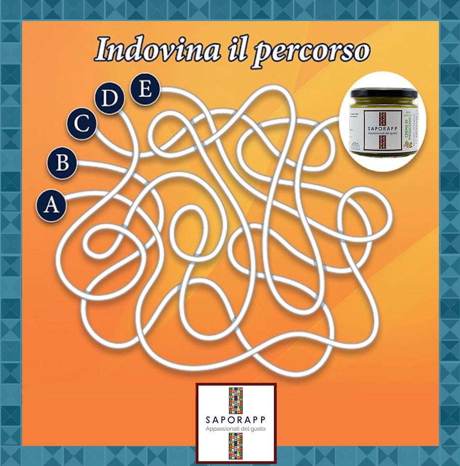 Gioco di oggi 🤔 trova il percorso!!! Qual'e' il percorso corretto per arrivare alla buonissima crema di pistacchio Saporapp? Gioca e commenta 🤗👍
saporapp.com
#giochi #giocodioggi #Saporapp #appassionatidelgusto #cremadipistacchio #gameoftheday #trovailpercorso