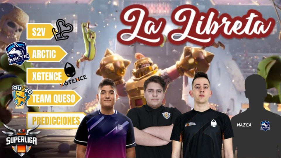 LLCR1234's tweet photo. ¡Buenos tardes!

Os presentamos la alineación y el sumario para el programa de hoy:

👔 @Juuanjooo
👔 @GGTaTaN

Con invitados especiales:
💜@Real_BaleGame
🐺@Nazcacr
🧀@JostumCR
👽@Josega_znipe

A las 16:00 🇪🇸 en https://t.co/gZw0AidUOD

#LaLibretaPlayoffs https://t.co/Fqv9j4G8lb