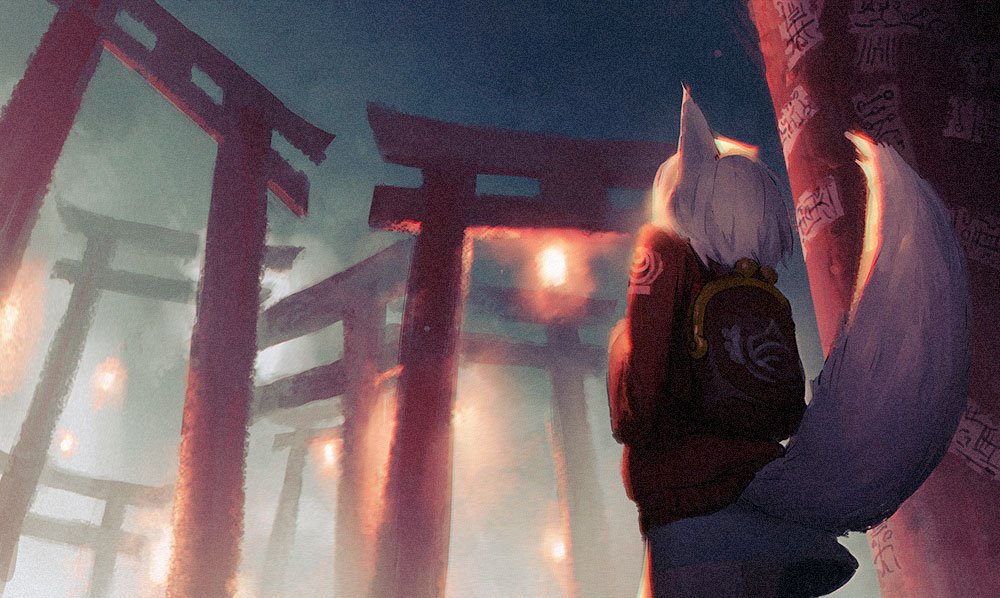 「迷鳥居⛩ 」|リアス　RIASのイラスト