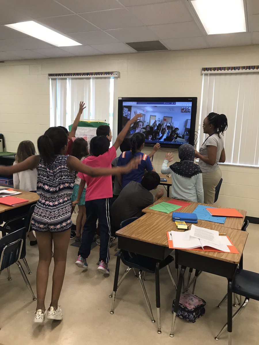 Mystery Skype was a blast! <a href="/Gifted_HCPS/">GiftedHCPS</a> @SkypeClassroom #essp3 #ESSP2019