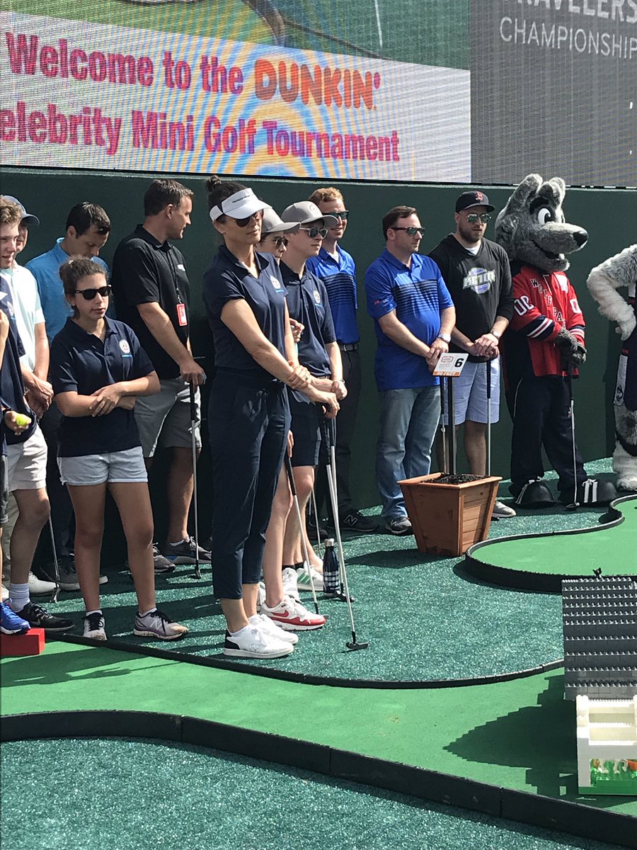 Celebrity Mini Golf <a href="/WTNH/">WTNH News 8</a> <a href="/LauraHutch8/">Laura Hutchinson</a> <a href="/AlyssaRaeTaglia/">Alyssa Rae Taglia</a> <a href="/JPPierson/">John Pierson</a> <a href="/RyanKristafer/">Ryan Kristafer</a> <a href="/bridgetmoynahan/">Bridget Moynahan</a> <a href="/TravelersChamp/">TravelersChamp</a>