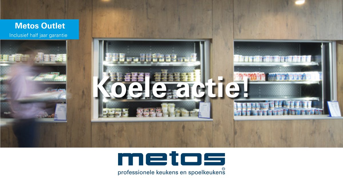 Met het (komende) zomerse weer zijn heerlijk koele drankjes, zuivel, etc. geen overbodige luxe 😎 Bij Metos helpen wij u graag met een 'koele actie', check direct onze outlet 👇👇 op=op metos.nl/webshop/outlet…
#professionelekeukenapparatuur #koelingen #outlet #actie #metosNL