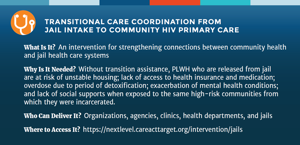 AbtJustice's tweet photo. We help implement and evaluate the @HRSAgov-SPNS Transitional Care Coordination Intervention designed to facilitate the linkage of a client living with #HIV to community-based HIV primary care supportive services after release from jail. Learn more: https://t.co/HfSCZWPx1n https://t.co/nuogKY0ptf
