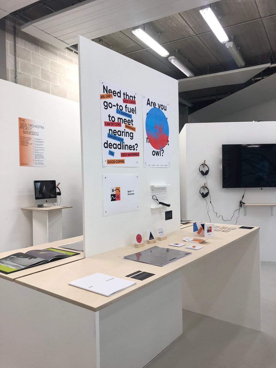 Our Graphic Design Communication Degree show is open every day until 6pm Sat June 22. You can find us in the Triangle Space, Chelsea Campus, John Islip Street. See you there! <a href="/ChelseaUAL/">Chelsea College of Arts</a>