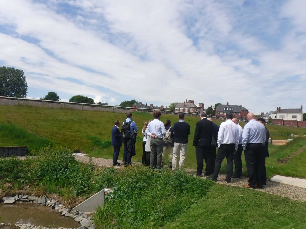 NGIF_UK's tweet photo. Our outdoor #GreenInfrastructure #SuDS lab is great for showing our @EngineeringNCL work to visitors. Today we have given a tour to delegates during the @ENGIE_UK @ENGIEInnov innovation week
#InnovWeekENGIE @newcastlehelix #NGIF https://t.co/bwcNvffgqw