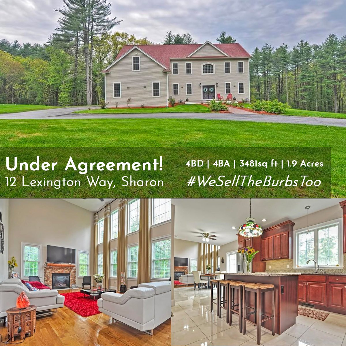 PreferredRP's tweet image. Under Agreement! 12 Lexington Way, Sharon 4BD 4BA 3481sqft 1.9acres #chefskitchen #dramaticlivingroom #hugemasterbedroom #exquisitefinishes #luxury #elegant #hometheater #weselltheburbstoo #bostonandbeyond #JenniferTaves #PreferredRP #EnthusiasmIntegrityResults