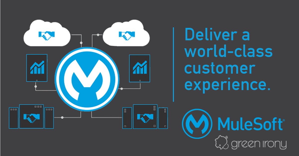 greenirony's tweet photo. New software delivers value for your company,
employees, and customers. It’s in your best interest to
integrate new solutions as quickly as possible. Green Irony
can help you build an agile foundation with API-led
connectivity from MuleSoft. Learn more. https://t.co/6mk9kGKe3w