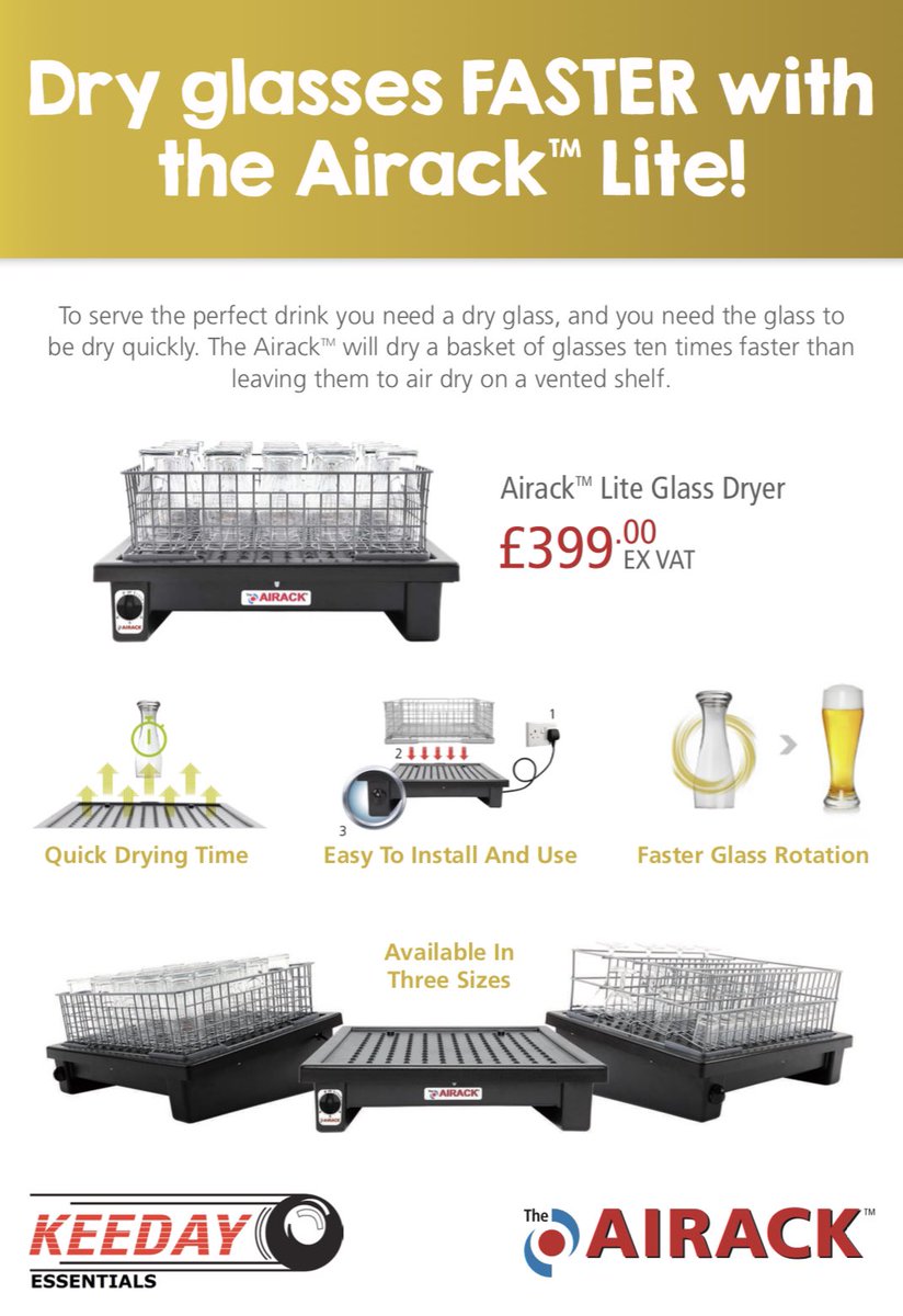 #Glassdryers #airrack #pubs #barware #perfectpint #beer