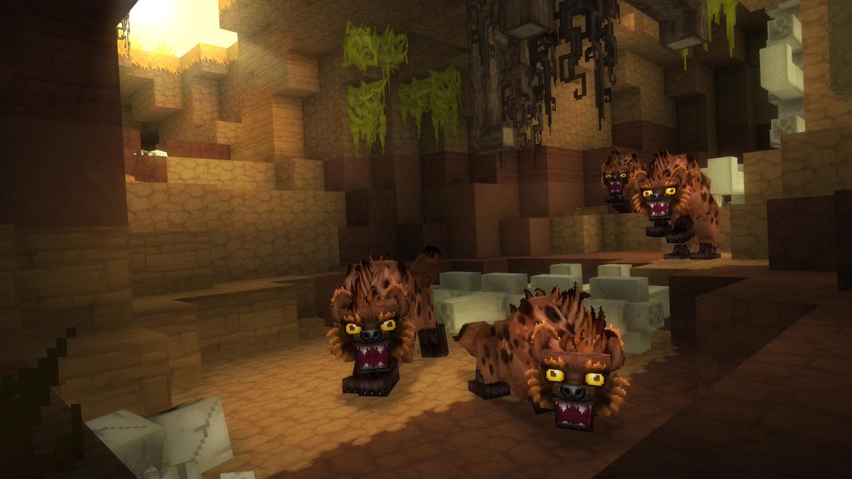 Hytale's tweet image. The eagle-eyed among you spotted this mischievous creature in the background of an earlier post. Introducing the hyena! #Hytale