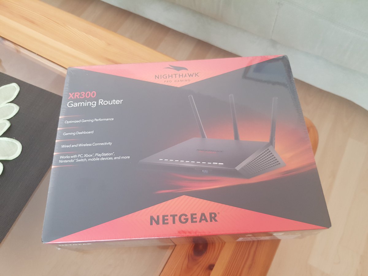 CORRI140ms's tweet photo. Danke an @NETGEARgaming für den XR300 Gaming Router. Demnächst gibts noch nen Video dazu, also seid gespannt! 😉
#powertowin https://t.co/QCdOVunzvv