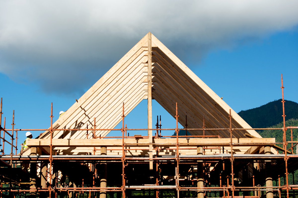 CapeReed's tweet photo. Roof construction in Dominica! Our team is currently busy with the construction of the new Cabrits Resort &amp; Spa Kempinski in Dominica! #construction #timber #natural #resort #kempinski #hotel #rangedevelopments #capereed #exclusiveliving #nature #naturally #dominica #carribean https://t.co/UJP9BsrmUR
