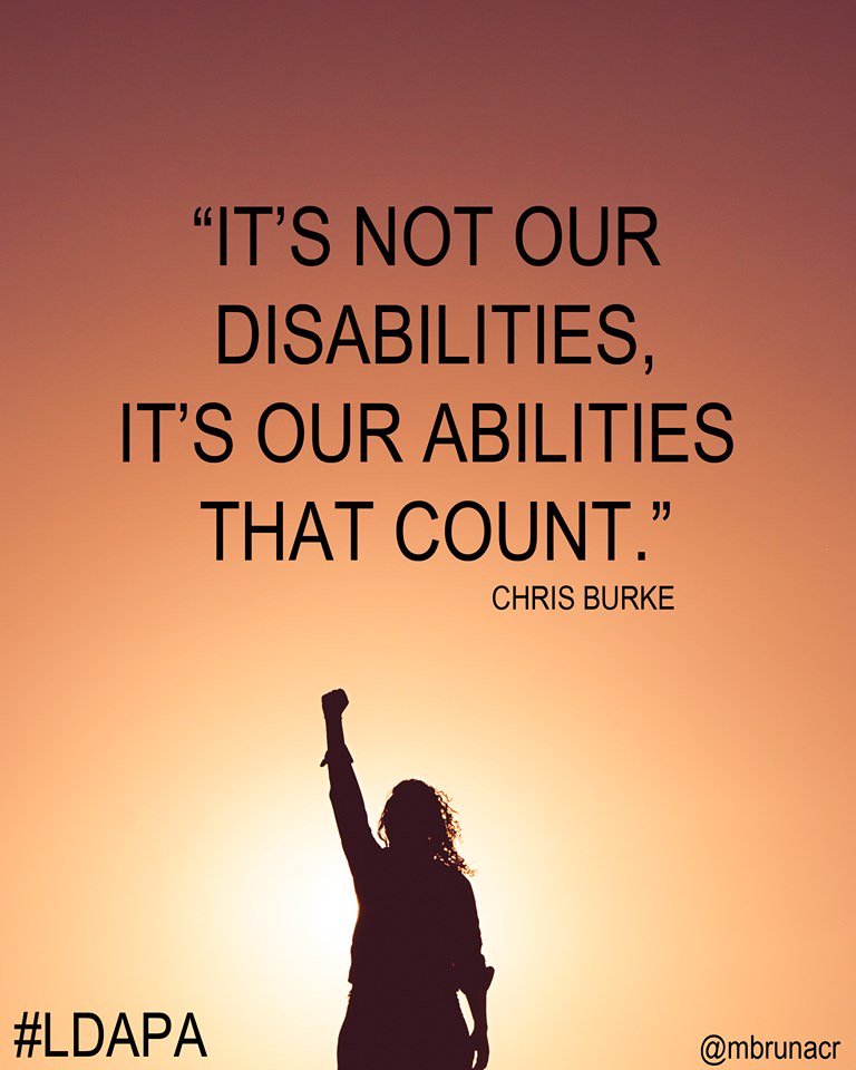 LDAofPA's tweet photo. We are more than our disabilities! https://t.co/JKWy1stPkg