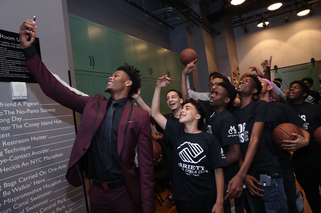 Yesterday I got to talk with the kids from the Educational Alliance Boys & Girls Club and Variety Boys & Girls Club of Queens thanks to @JCPenney. Can't wait to see the leaders these guys become. #AllAtJCP #ad