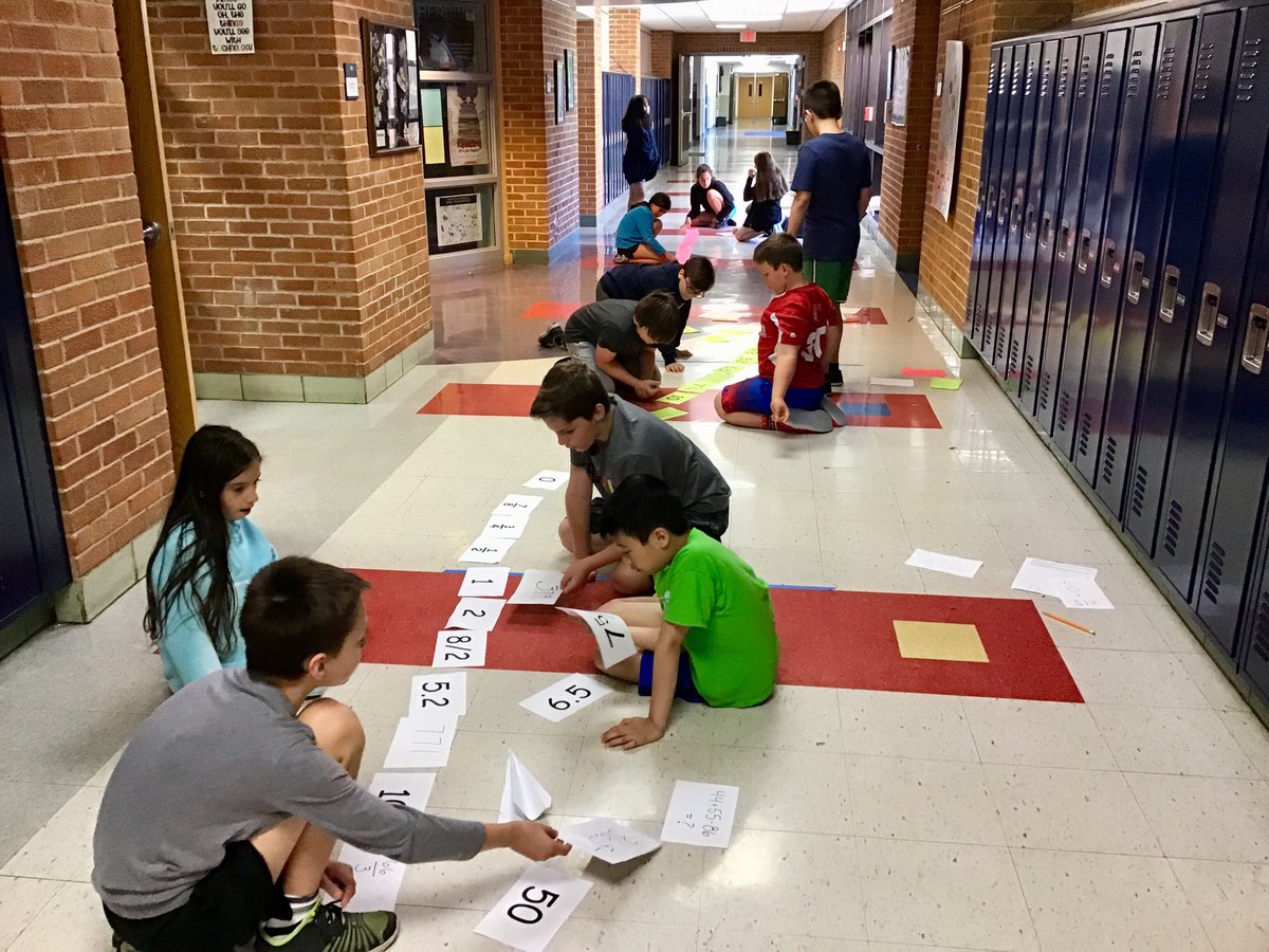 pvtechteacher's tweet image. Fun with Number Lines #summerschoolmath #inspire70