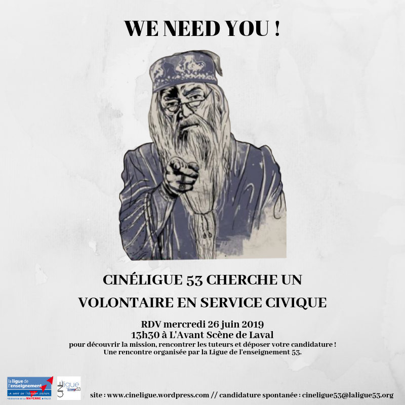 cineligue53's tweet photo. // #CinéLigue53 CHERCHE UN VOLONTAIRE EN SERVICE CIVIQUE //
RDV mercredi 26 juin, 13h30 à L'avant Scène de Laval avec la #FAL53 pour découvrir la mission, rencontrer les tuteurs et déposer votre candidature !
#ServiceCivique #LePouvoirDetreUtile https://t.co/uU0CvfolqB