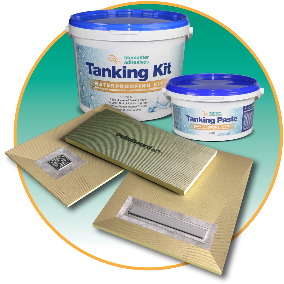 Our 'wet room' range now includes a series of PCS DeltaTrays, offered alongside our fast-drying single coat Tanking Kit and Paste.  All products are available from stock, with advice on-hand from our Technical Team. #DeltaTray #tilemaster #tankingkit #wetrooms #tilers